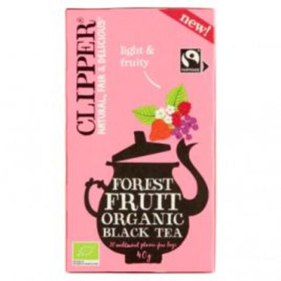 Черный чай Clipper forest fruit Лесные ягоды 20 пакетиков 40 г (из Финляндии)