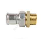Муфта разъемная сталь нерж AISI 316L Дн 35х1 1/4" Ру16 пресс/НР Inoxpres RM 184035002