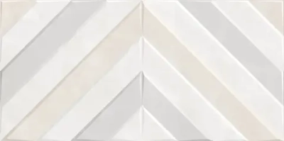 Настенная плитка ALMA Ceramica TWU09RVL407 Rivoli 50x24.9 серая / кремовая глянцевая под камень / полосы