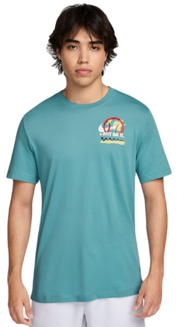 Мужская теннисная футболка Nike Court Dri-Fit T-Shirt - небесный