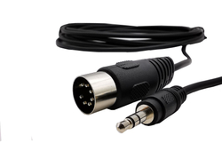 DIN 7 pin - Jack 3,5 кабель-переходник соединительный штекер-штекер 150 см AUX