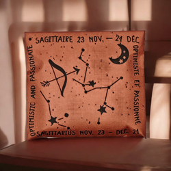 Мыло SAGITTARIUS Мыло знак зодиака Стрелец Mas du Roseau 40 мл Коричнево-красный
