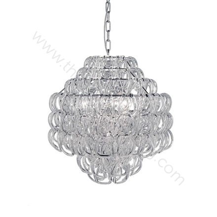 Pendant design lamp Giogali SP 60 by Vistosi (Clear)