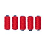 Нитки швейные бытовые Gamma 40/2, 365 м / 5 кат, №112 красный