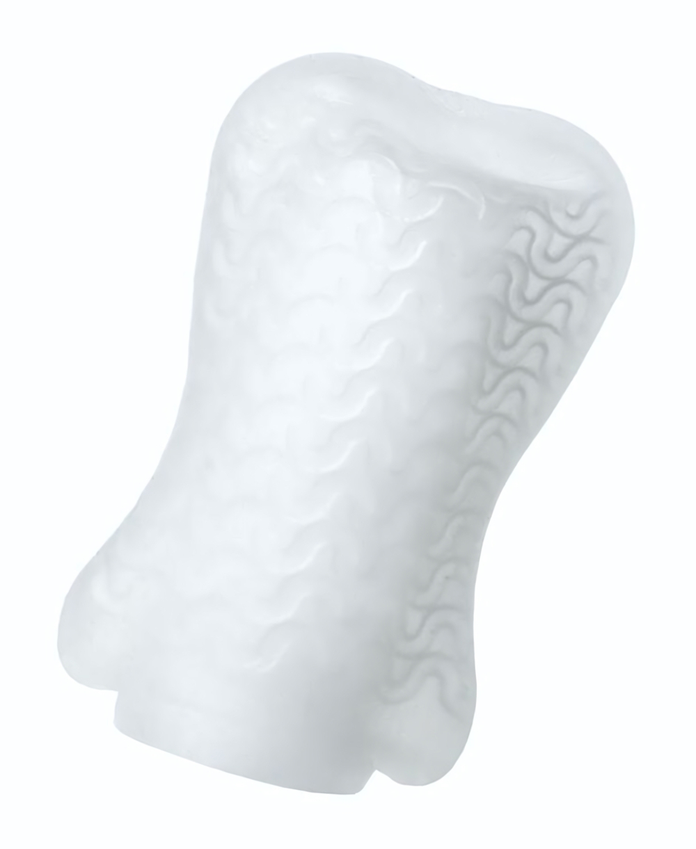 Белый мастурбатор A-Toys Pocket Wavy (Цвет: белый)