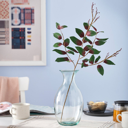 IKEA GULDSPETT  (ИКЕА ГУЛДСПЕТТ)  -  Искусственный цветок - бумага/эвкалипт зелёный 50 см