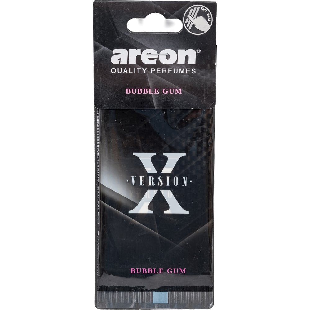 Ароматизаторы для автомобиля AREON X-VERSION  Bubble Gum (704-AXV-003 / 1/120)