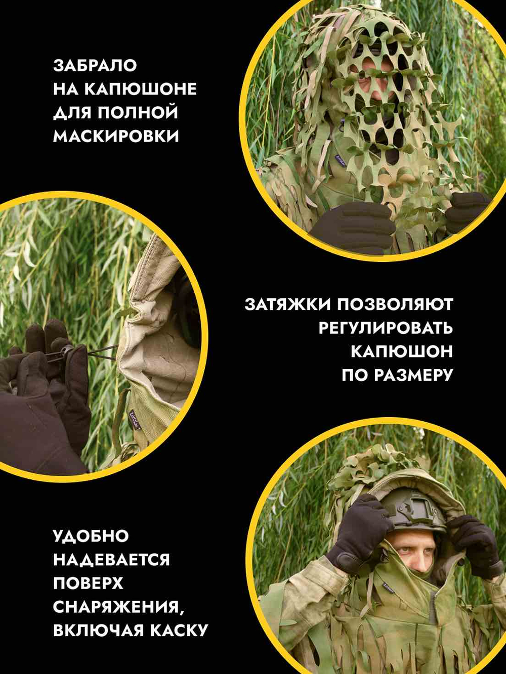 Маскировочное пончо от тепловизора «Нафаня»