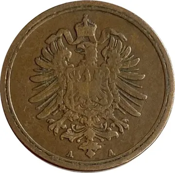 1 пфенниг 1873-1889 Германия