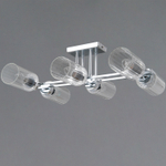 IL0780-6CSQ-25 CR NAPLES светильник потолочный ILLUMICO, E14х6