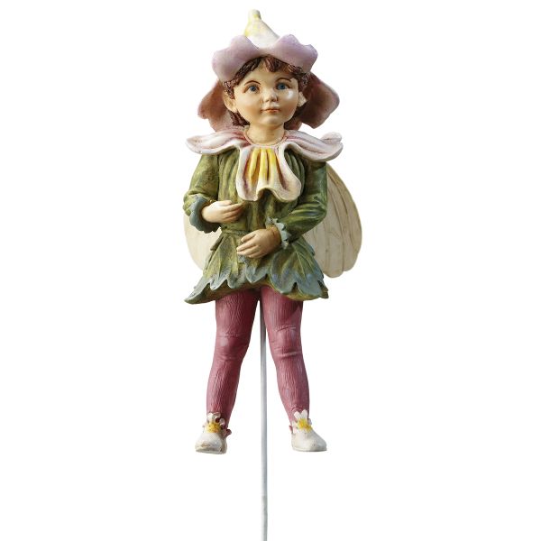 Фигурка декоративная Fiebiger Floristik: Blumenmädchen (цветочная фея) Агератум l=10 см