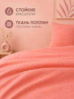 Пододеяльник 175х210 2-спальный Поплин Хлопок Гуси на зеленом фоне