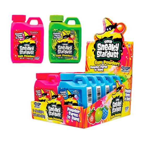 Kidsmania кислый порошок-жвачка Sneaky Stardust, Звездная пыль, 55г (США)