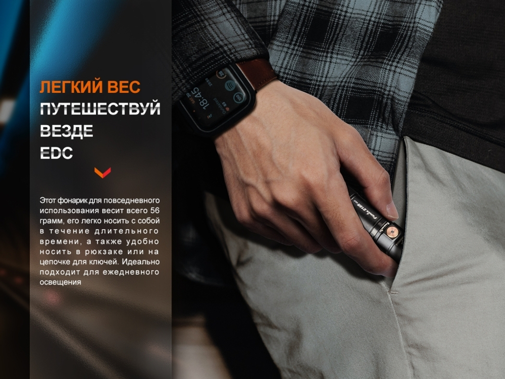 Фонарь Fenix E18R V2.0