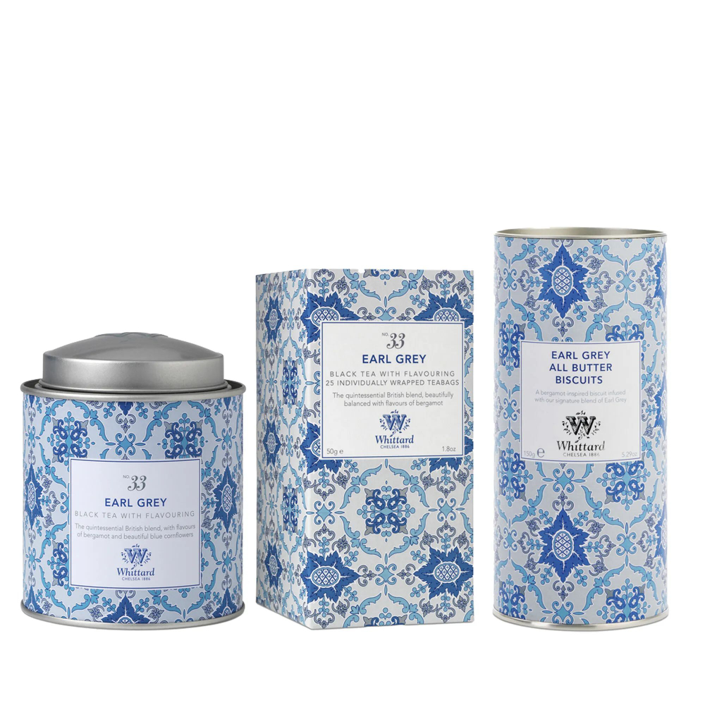Whittard of Chelsea 1886 Набор чая с печеньем The Earl Grey Collection