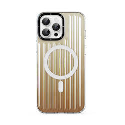 Усиленный прозрачный чехол (Gradient Desert Gold) с поддержкой MagSafe от Dux Ducis для iPhone 16 Pro, серия Zest Series Case