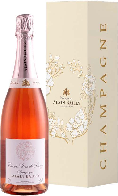 Шампанское Alain Bailly Rosé de Serzy Brut, 0.75 л