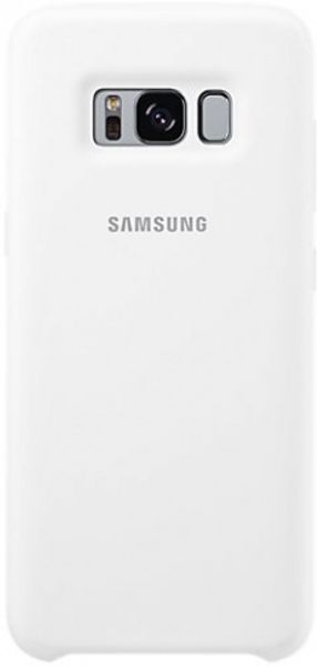 Клип-кейс Samsung Silicone Cover для Galaxy S8 (белый)