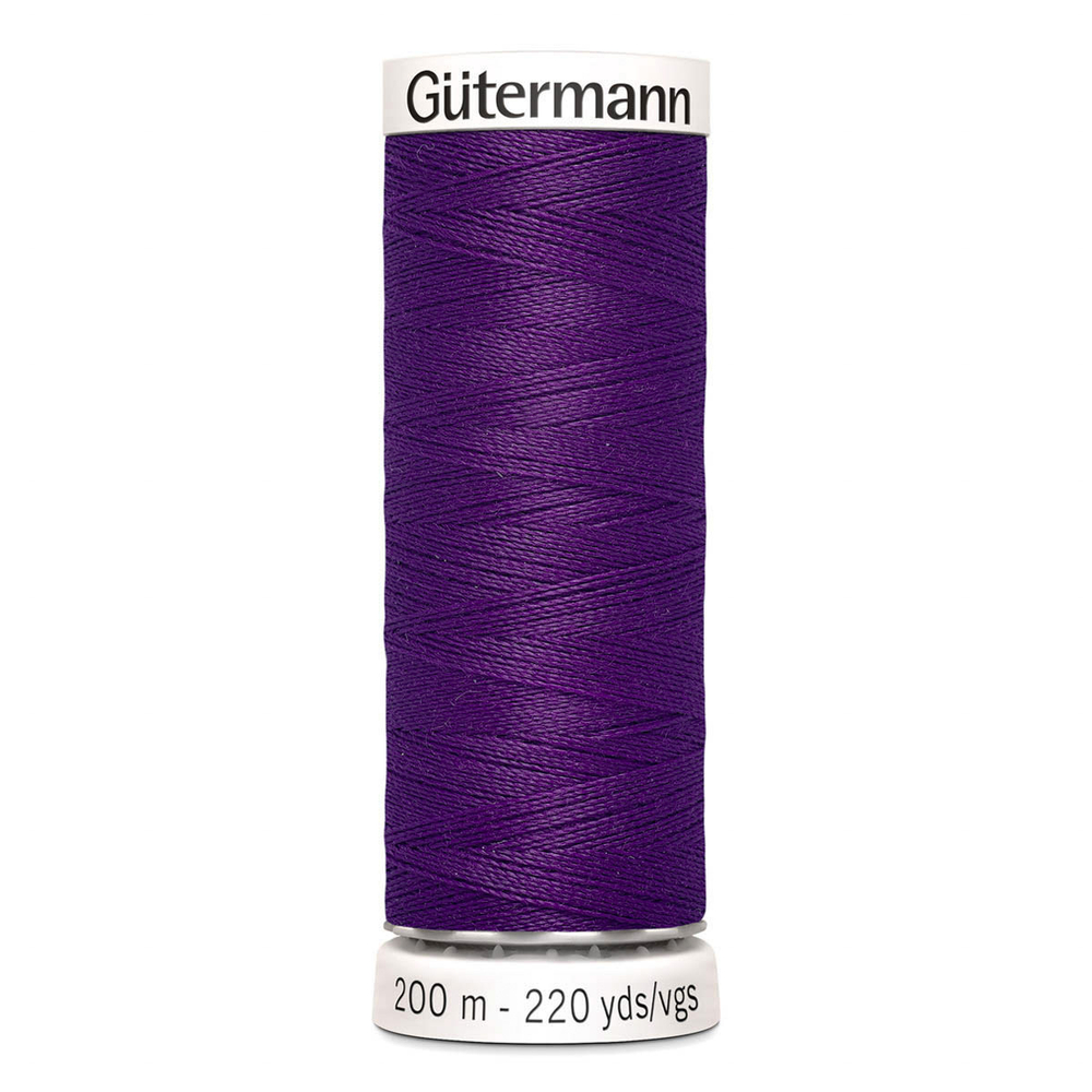 01 Нить Sew-All 100/200 м для всех материалов, 100% полиэстер Gutermann 748277 (373 т.фиолетовый)
