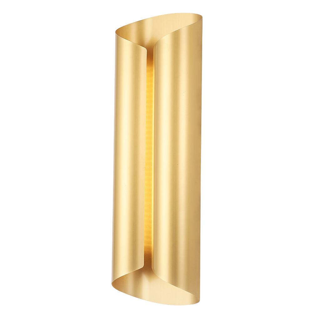Настенный светодиодный светильник Crystal Lux SELENE AP20 LED BRASS
