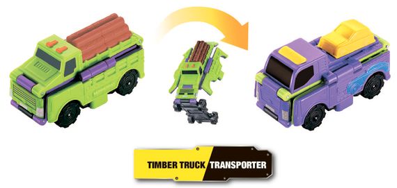 Maşın TransRacers Timber Truck &amp; Transporter