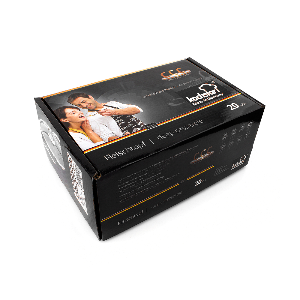 Кастрюля 3.7л Kochstar Copper Core Cookware