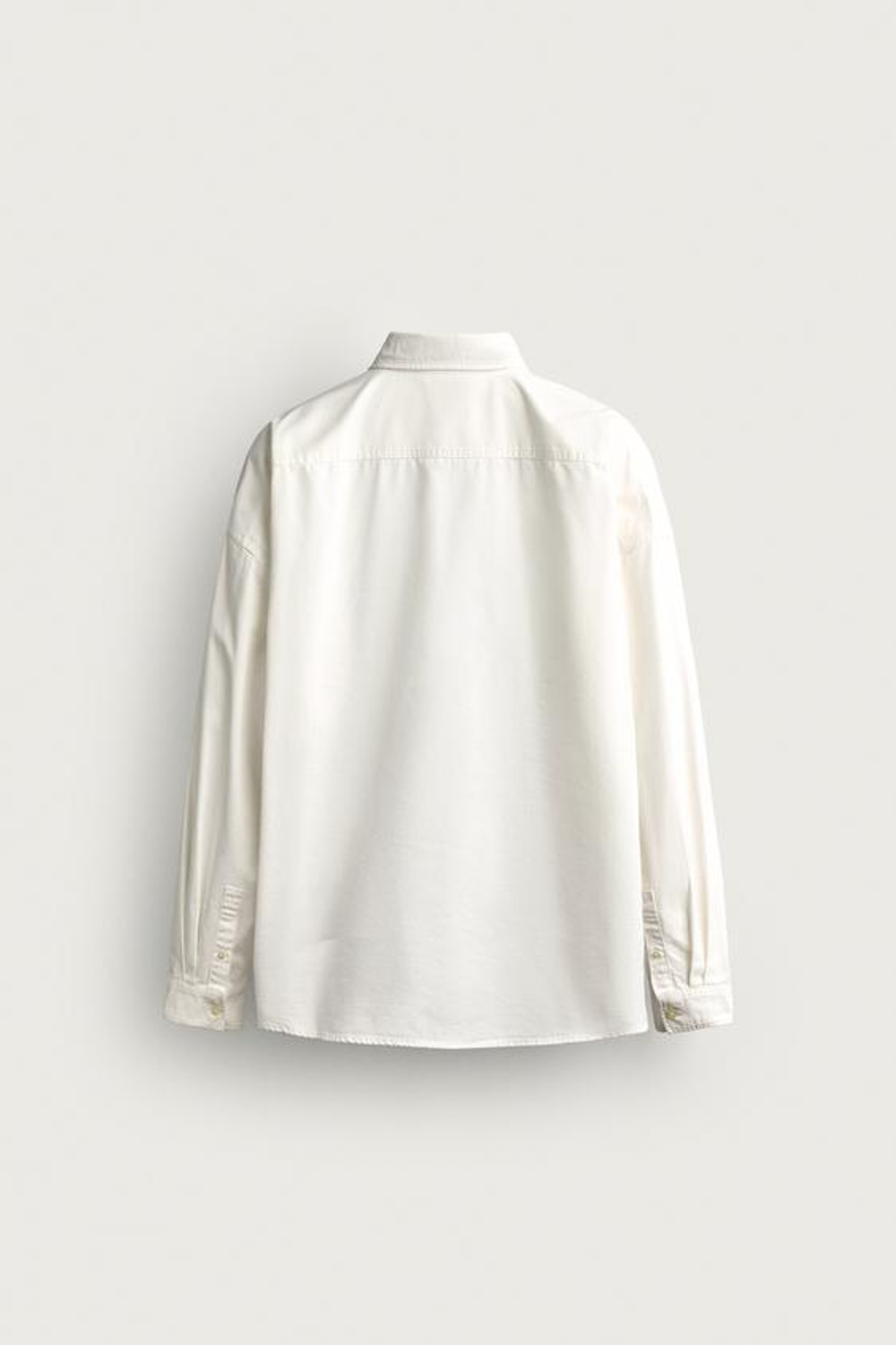 ZARA - FRUIT OF THE LOOM™ ОКСФОРДСКАЯ РУБАШКА СВОБОДНОГО ПОКРОЯ , БЕЛЫЙ