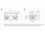 DB8781Zn/300 Направляющие скрытого монтажа Бислайд 2D, полного выдвижения с доводчиком DB8781Zn/300