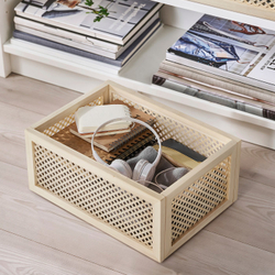 IKEA VÄLTNING  (ИКЕА ВЭЛТНИНГ)  -  Контейнер для хранения - натуральный 25x35x15 см