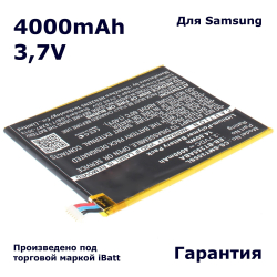 Аккумулятор iBatt 4000mAh, для Galaxy Tab A 8.0 T355 SM-T355 16Gb T350 SM-T350