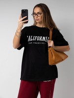 Футболка оверсайз с принтом California