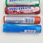 Mentos жевательная резинка Pure White вкус Клубника, Нежная мята, Вишня, Свежая мята (15,5х4) 62 г