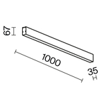 Линейный светильник Technical LL311044