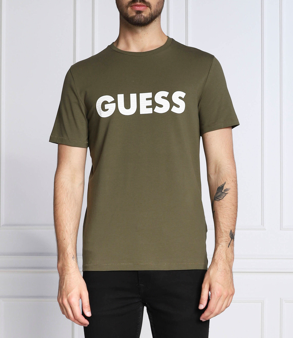 футболка labyrinth GUESS - зеленый(M2YI42 J1311)