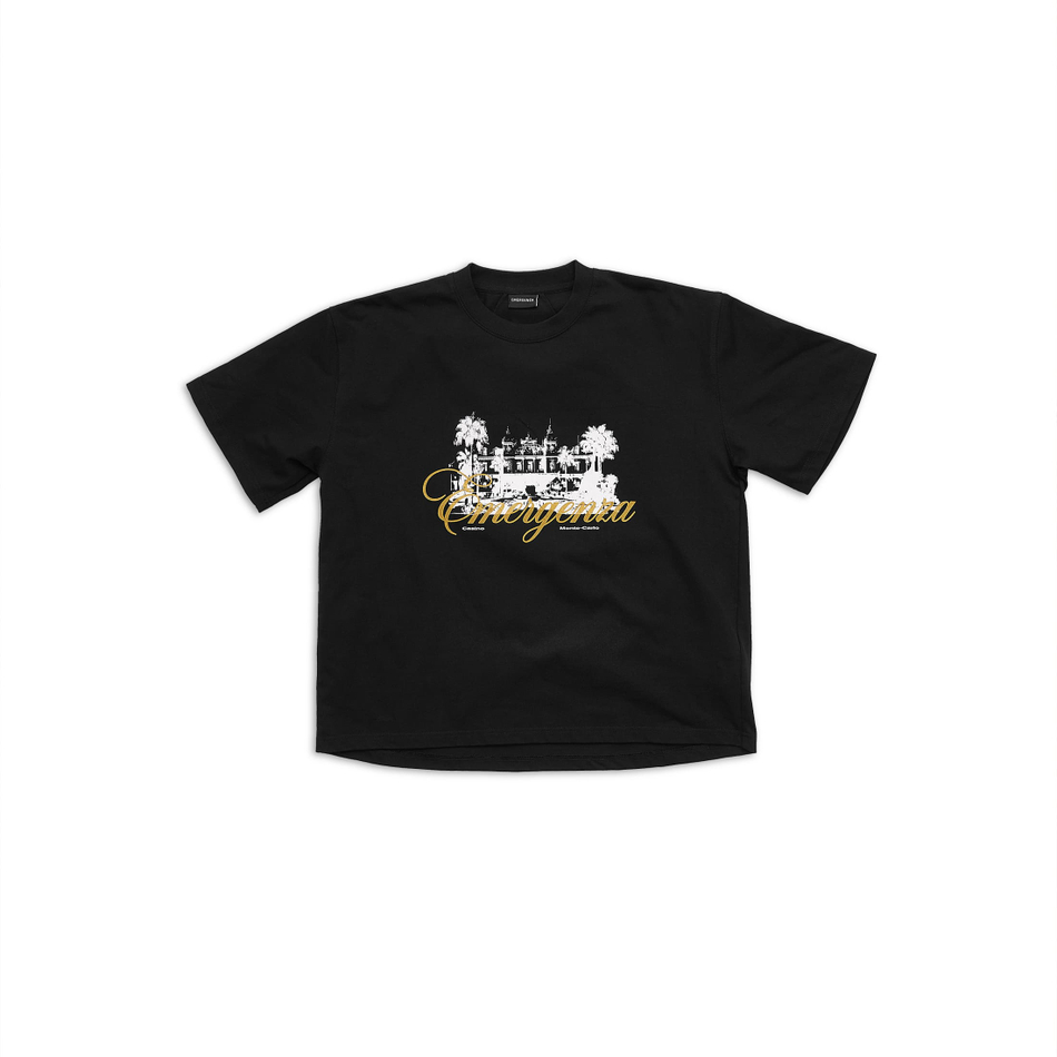 CASINO CROPPED T-SHIRT OVERSIZED