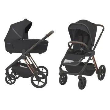 Коляска 2 в 1 Espiro Miloo 2.0 Diamond Black (310)