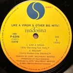 Madonna - Like A Virgin & Other Big Hits! (Япония 1985г.) 12", 45 RPM
