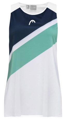 Футболка для девочки теннисная Head Agility Tank Top G - print perf/nile green