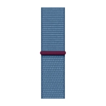 Умные часы Apple Watch Series 9 GPS, 41mm, Aluminium Case with Sport Loop, Silver/Storm Blue (Серебристый/Штормовой синий)