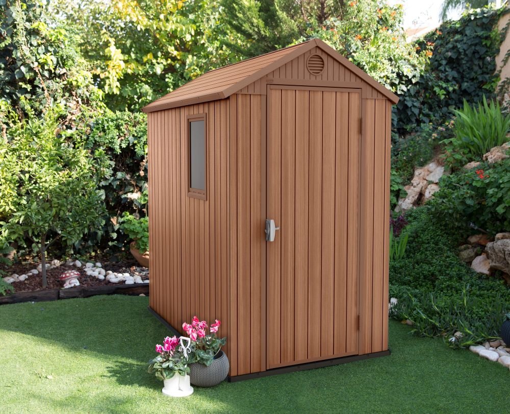 Пластиковый сарай Keter Darwin 4x6 brown