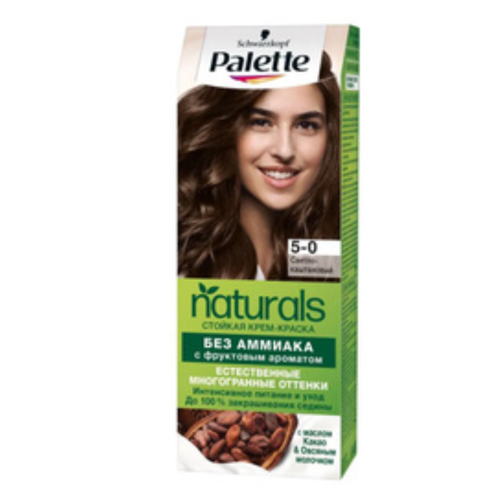Краска для волос Palette Naturals Светло-каштановый