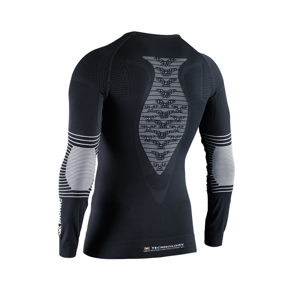 Футболка X-Bionic Energizer 4.0 Shirt Round Neck Lg Sl Men Opal Black/Arctic White