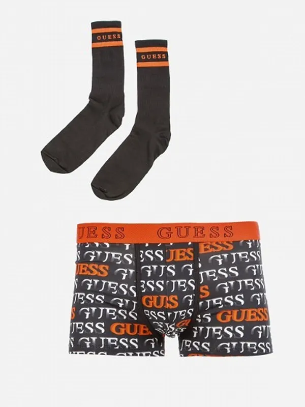 Трусы в комплекте с носками мужские GUESS