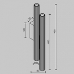 Накладной светильник Maytoni Calipso C082WL-24W2.7K-BS