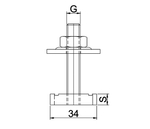 ТМС Монтажный болт G2 M8x50мм (ТДЦ)
