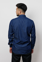 Рубашка мужская DENIM DARK BLUE