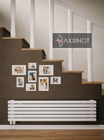 Axxinot Mono Z 2000 - горизонтальный трубчатый радиатор шириной 2000 мм, белый