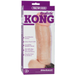 Крупная насадка Vac-U-Lock Realistic Kong - 23 см. (Цвет: телесный)