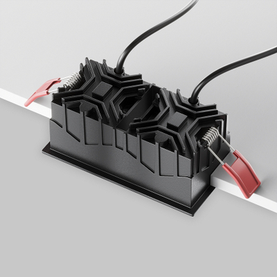 Встраиваемый светильник Альфа / Alfa LED 20 Вт 4000 К 50°, DL043-02-10W4K-SQ-B-1. TM Maytoni