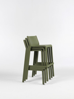 Стул пластиковый барный Nardi Trill Stool, агава